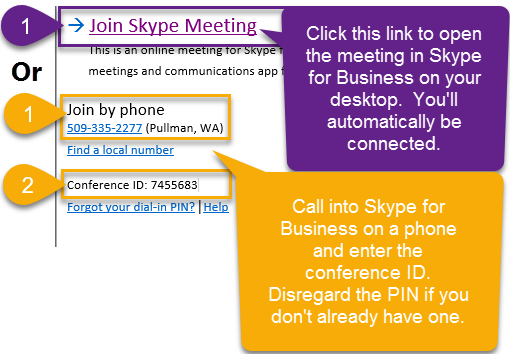 join skype meeting with conference id